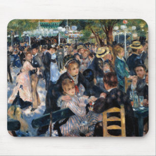 Ball at the Moulin de la Galette, Auguste Renoir Mouse Mat