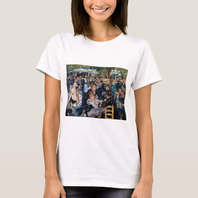 Ball at the Moulin de la Galette, Auguste Renoir T-Shirt (Front)