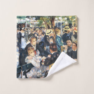 Ball at the Moulin de la Galette Party Renoir Wash Cloth