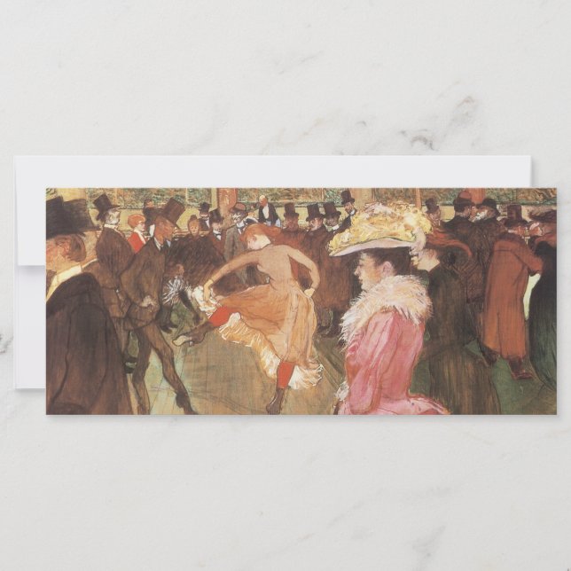 Ball at the Nightclub by Toulouse Lautrec (Front)
