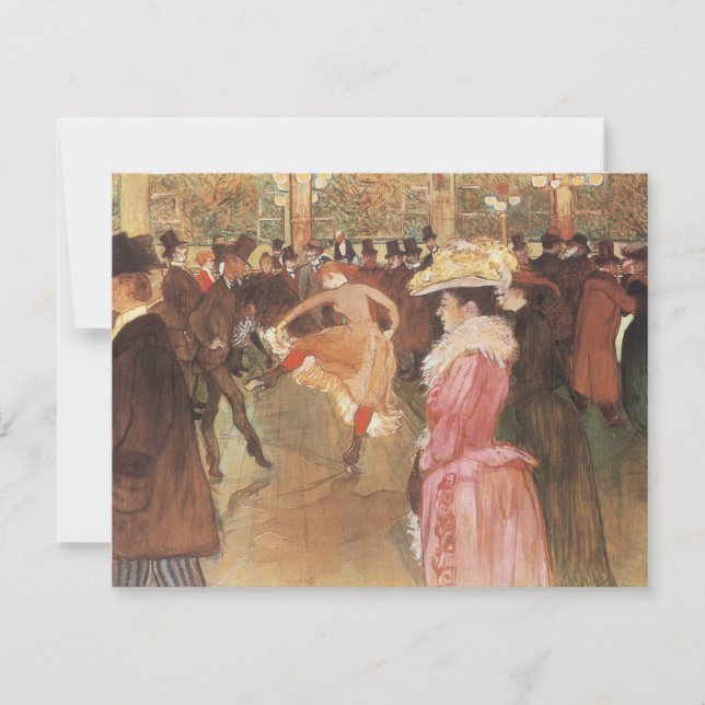 Ball at the Nightclub by Toulouse Lautrec (Front)