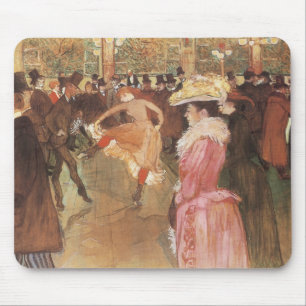 Ball at the Nightclub by Toulouse Lautrec Mouse Mat