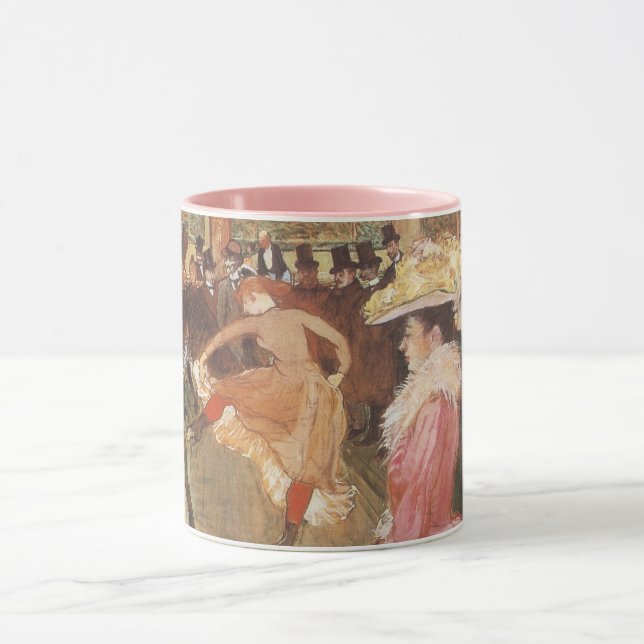Ball at the Nightclub by Toulouse Lautrec Mug (Center)