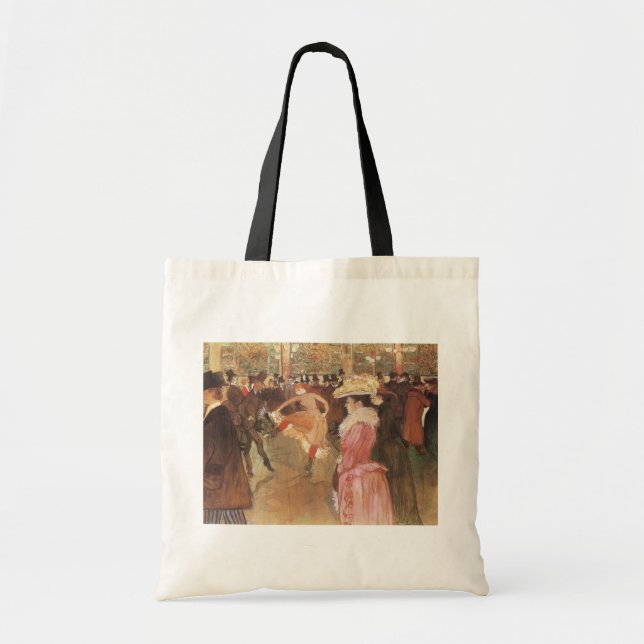 Ball at the Nightclub by Toulouse Lautrec Tote Bag (Front)