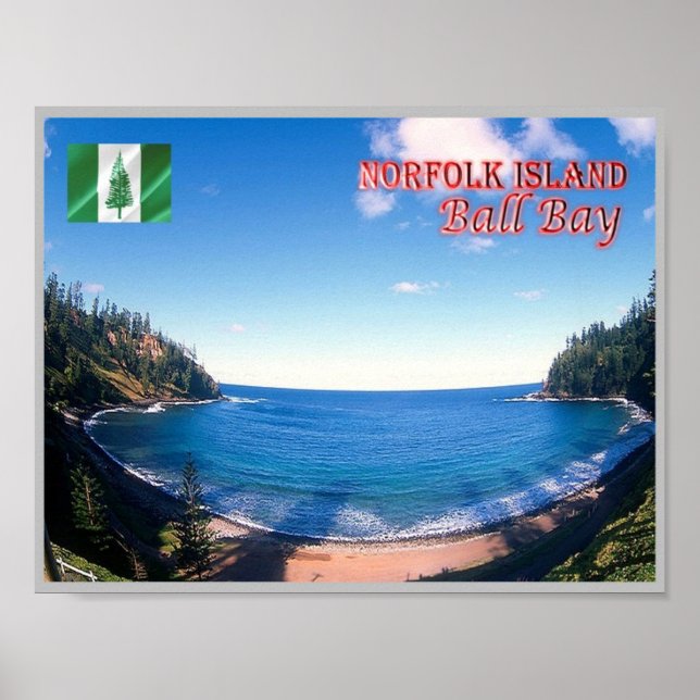 Ball Bay - Norfolk Island - Poster (Front)