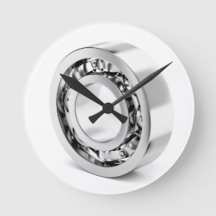 Ball bearing round clock