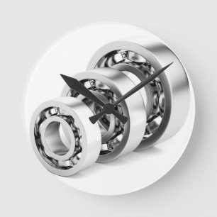 Ball bearings round clock