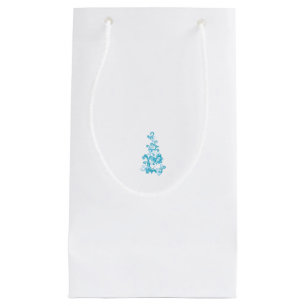 Ball Blue, Medium Turquoise decorative design Small Gift Bag