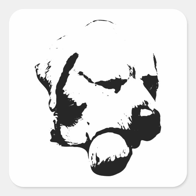 Ball Boss Square Sticker (Front)