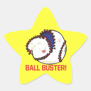 Ball Buster Star Sticker