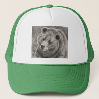 Ball Cap with Bear Design