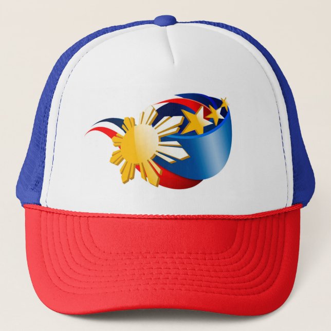 Ball Cap with Philippine Flag Logo (Front)