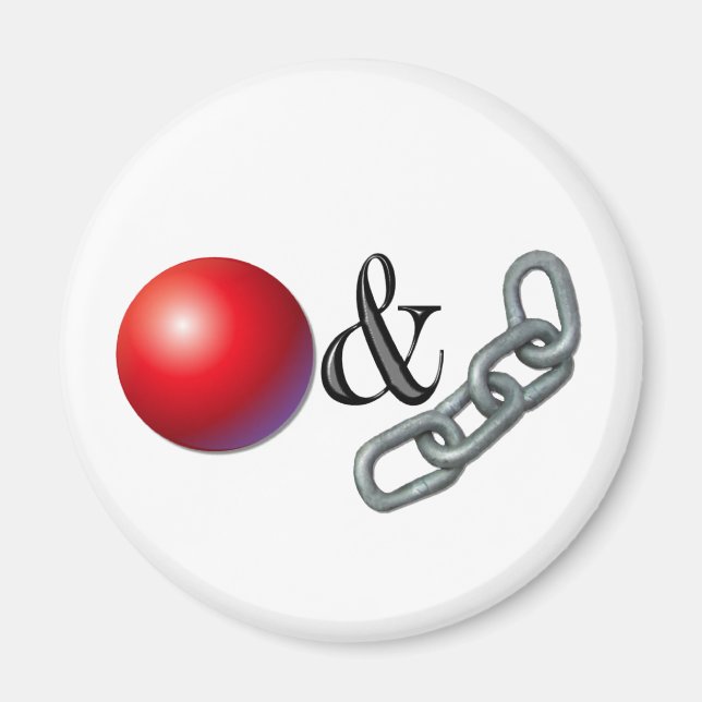 Ball & Chain Magnet (Front)