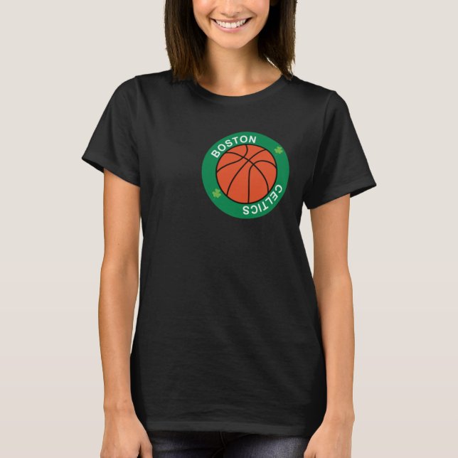 Ball Dedicated To The Boston Celtics Basketball Te T-Shirt (Front)