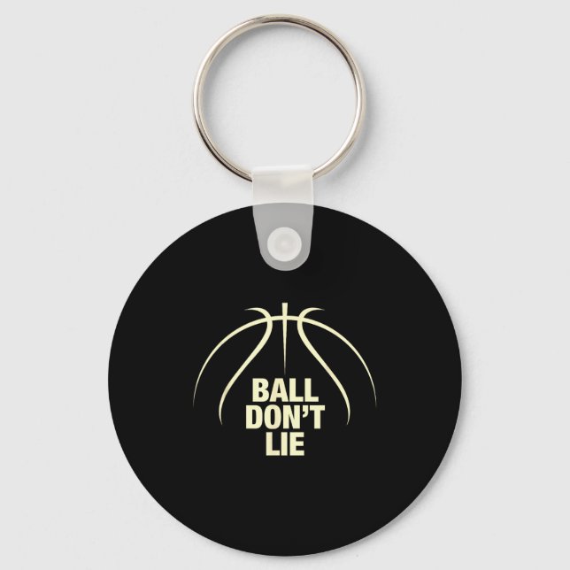 Ball Don't Lie Basketball  Key Ring (Front)