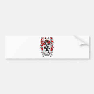 BALL FAMILY CREST -  BALL COAT OF ARMS BUMPER STICKER