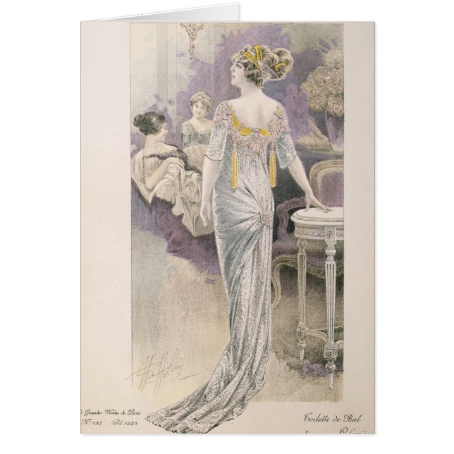Ball gown, from 'Les Grandes Modes de Paris' (Front)