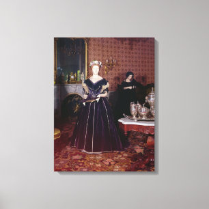 Ball gown of Mary Todd Lincoln Canvas Print