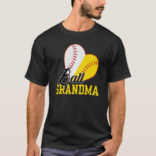 Ball Grandma Softball Baseball For Mothers Day T-Shirt