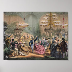 Ball in the Jardin d'Hiver Poster