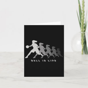 Ball Is Life. Funny Gift For Loved Ones. Card