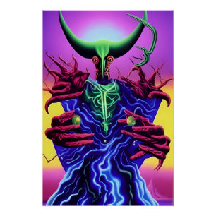 Ball Magic - Ken Gauge Surreal Art Poster
