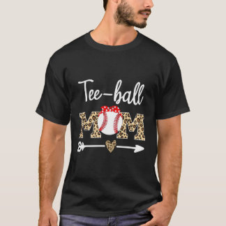 Ball Mum Mother'S Day Ball Mum Leopard Ball T-Shirt