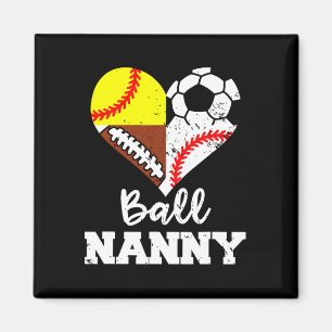 Ball Nanny Soccer Football Baseball Softball Playe Magnet