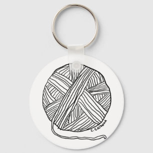 Ball o' Yarn Key Ring