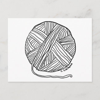 Ball o' Yarn Postcard