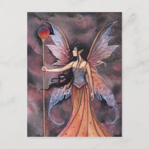 Ball of Fire Fairy Postcard