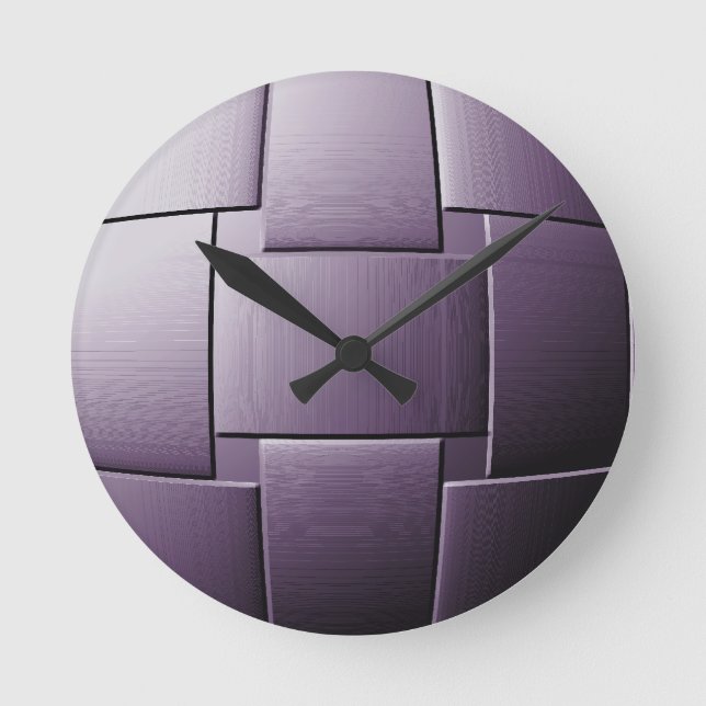 "Ball of Steel" custom wall clock (Front)