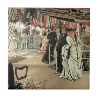 Ball on Shipboard by James Tissot, Victorian Art Tile