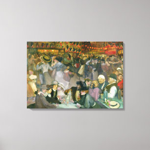 Ball on the 14th July Canvas Print