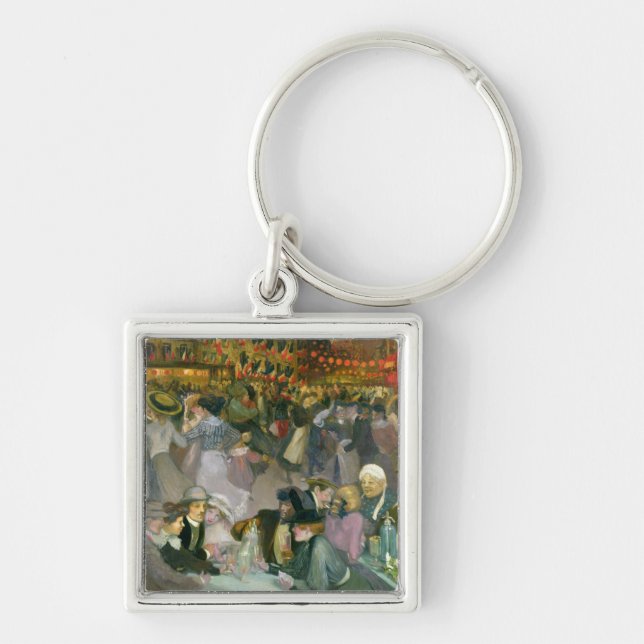 Ball on the 14th July Key Ring (Front)