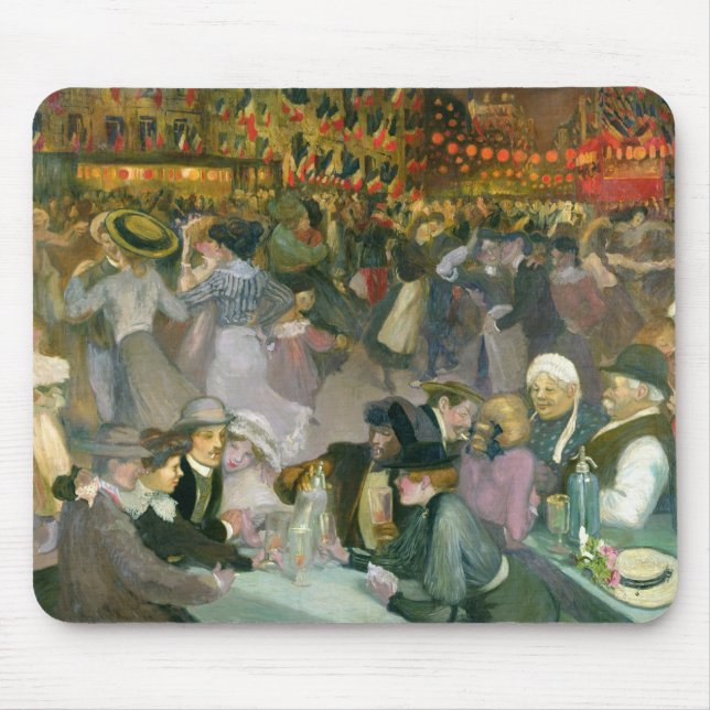 Ball on the 14th July Mouse Mat (Front)