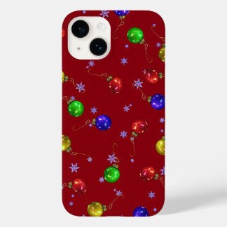 Ball Ornaments and Snow Case-Mate iPhone 14 Case