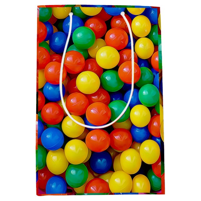 Ball Pit Themed Birthday Bag (Front)