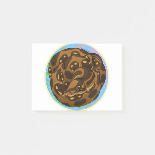 Ball Python Circle Post-it Notes
