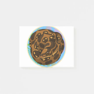 Ball Python Circle Post-it Notes