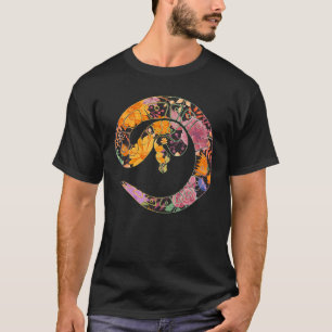 BALL PYTHON . Floral Flower Vintage Retro T-Shirt