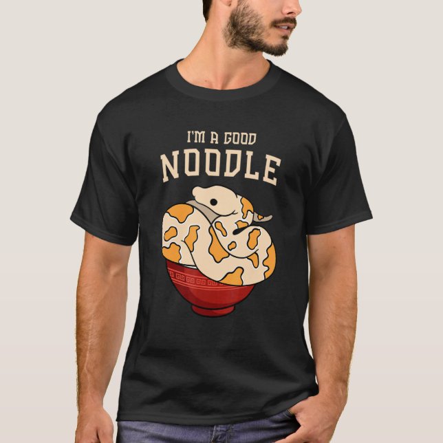 Ball Python   for I'm a good noodle T-Shirt (Front)