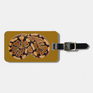 Ball Python Luggage Tag