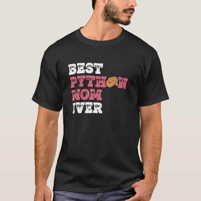 Ball Python Mum For Banana Ball Python Owner T-Shirt (Front)