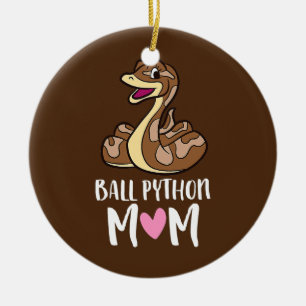 Ball Python Mum Snake Ball Python  Ceramic Tree Decoration