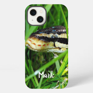 Ball Python Snake in the Grass iPhone 13 Case