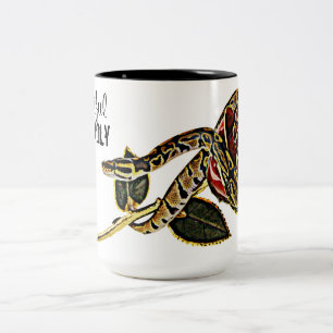 Ball Python Snake Mug  Dangerous Beauty