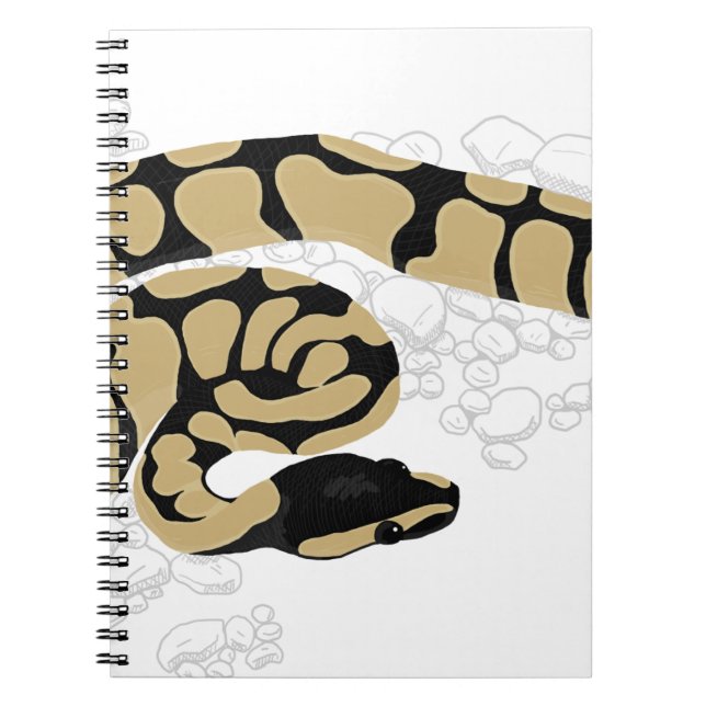 Ball Python Snake Notebook (Front)