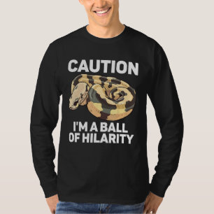 Ball Python Snake Reptile Noodle Reptile Snek 6 T-Shirt