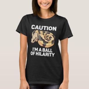 Ball Python Snake Reptile Noodle Reptile Snek 6 T-Shirt